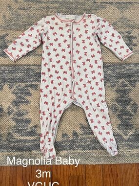 Magnolia Baby Crab-Print Footies